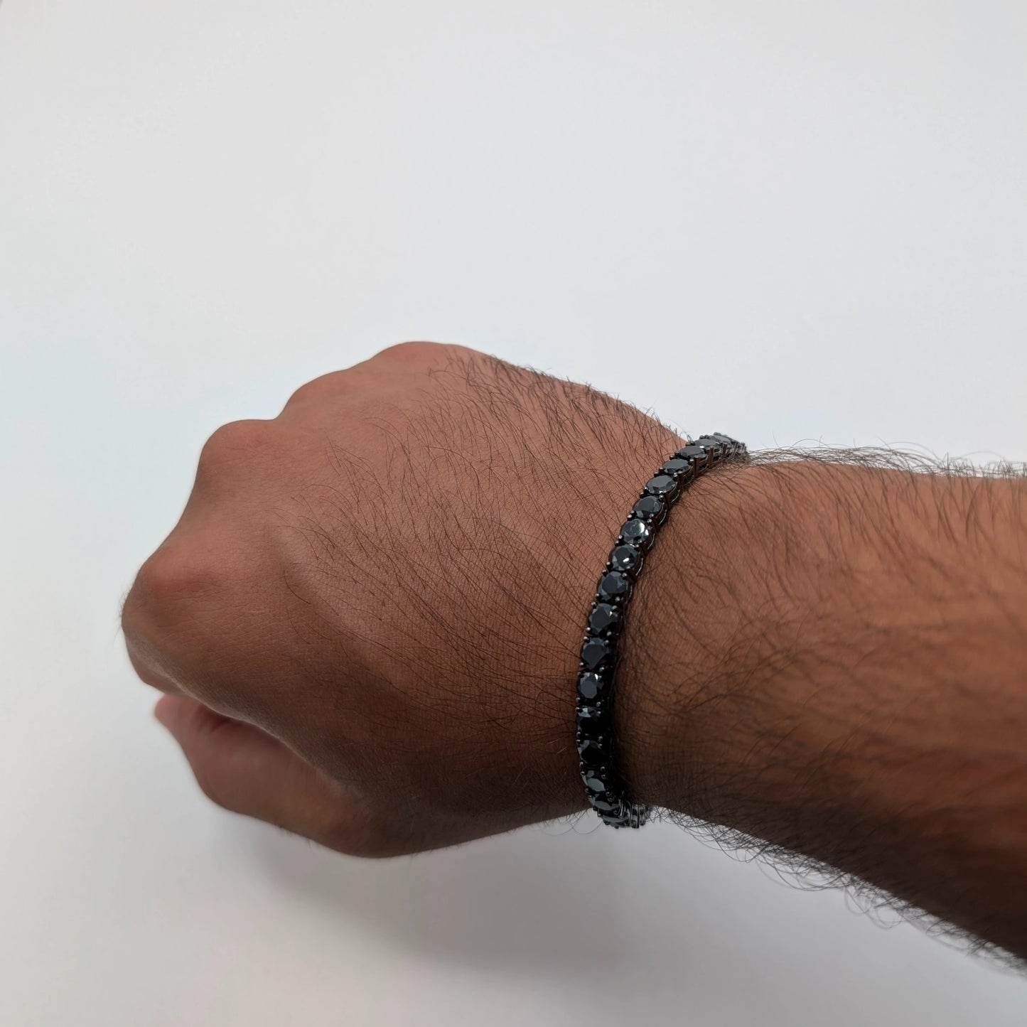 Double Black Tennis Bracelet - 5 mm