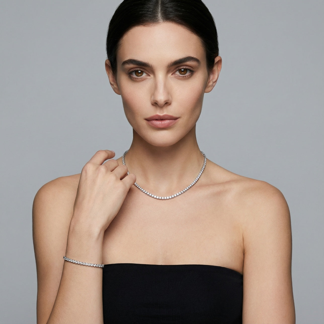 Classic Tennis Necklace 2.5 mm