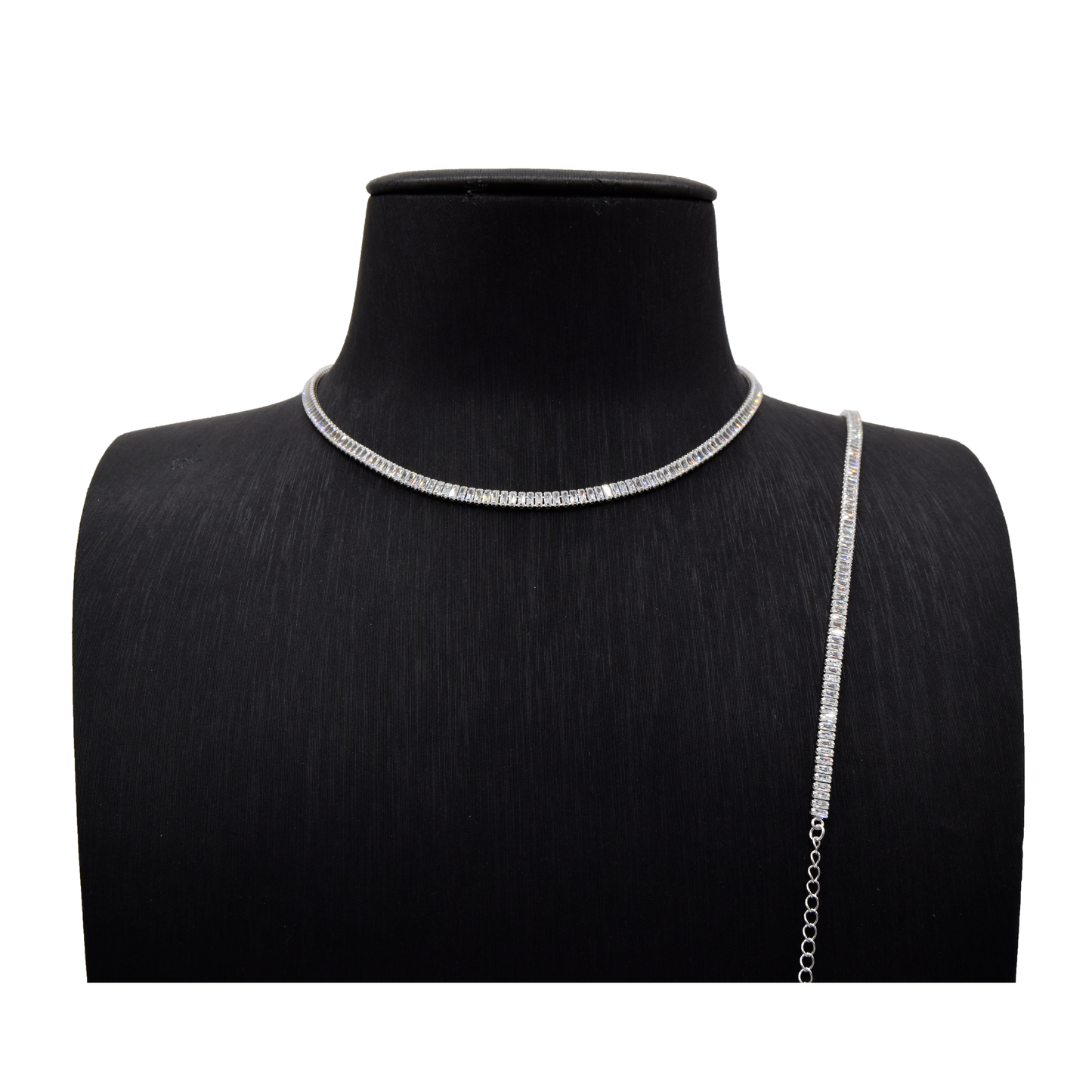 Tennis Choker Baguette Set