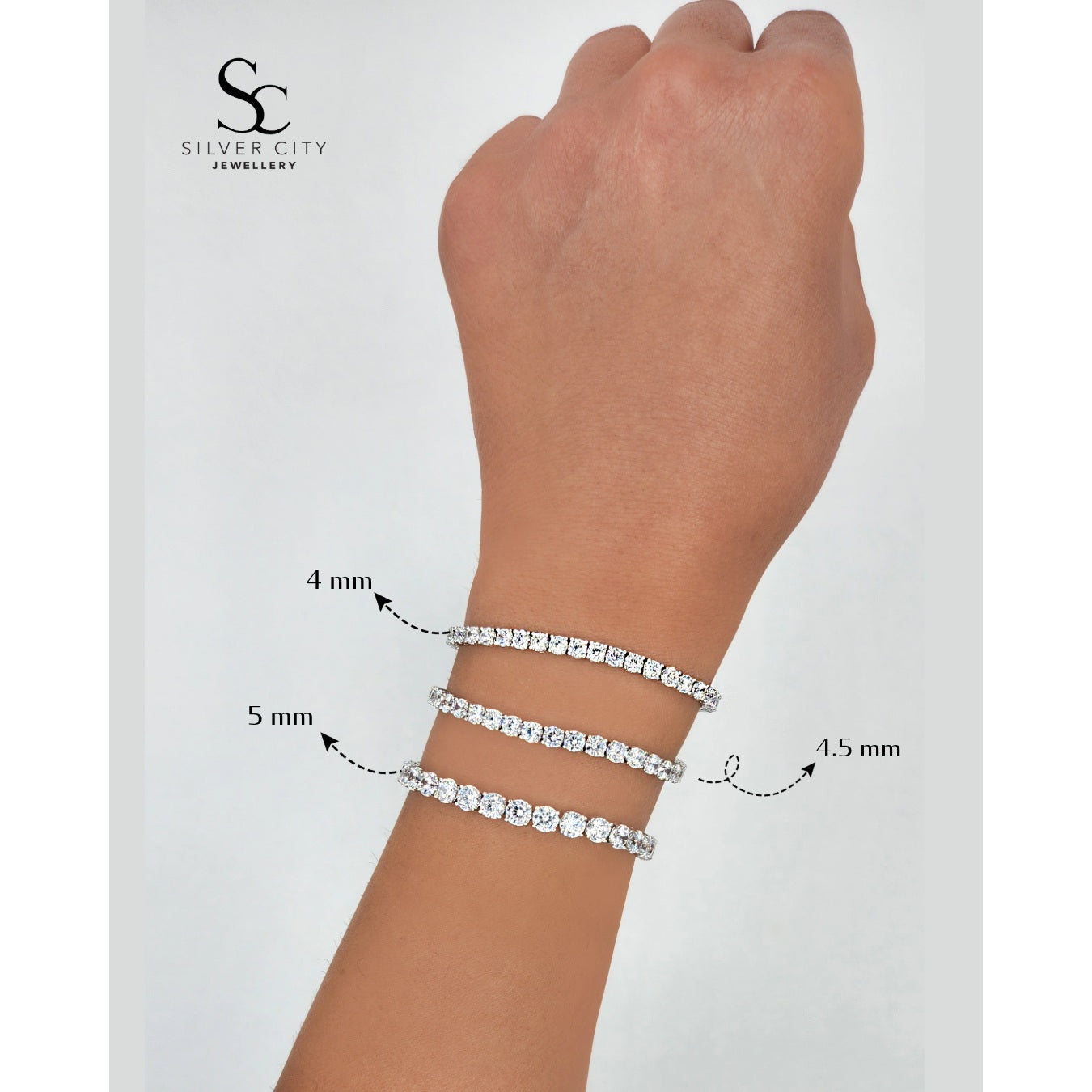 Classic Tennis Bracelet - 4.5 mm