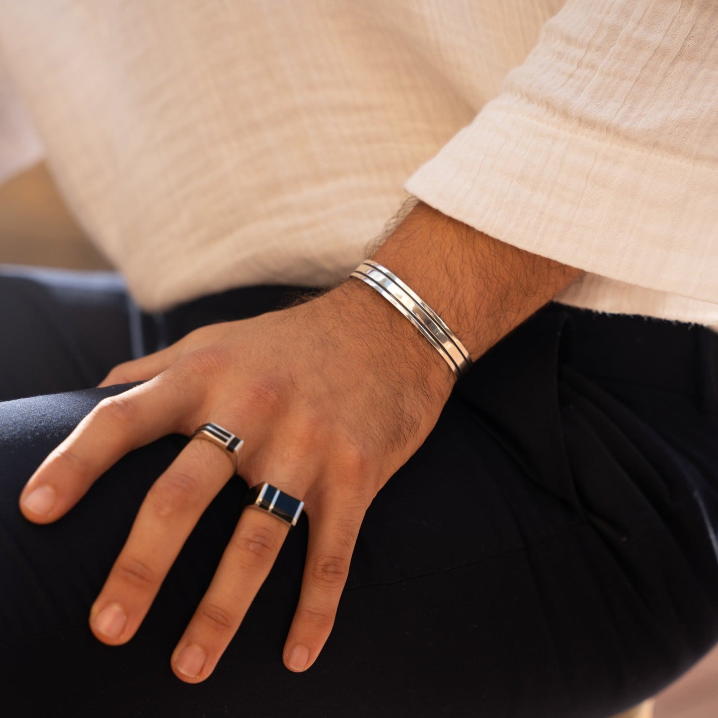 Double Striped Bangle