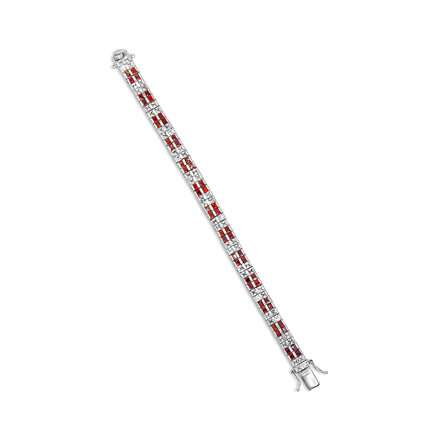 Orange Patterned Bracelet