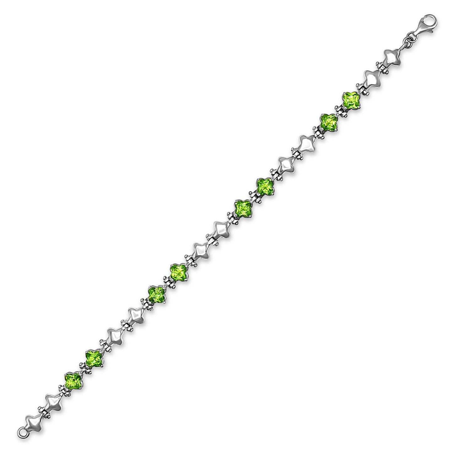 Celestial Green Zircon Bracelet
