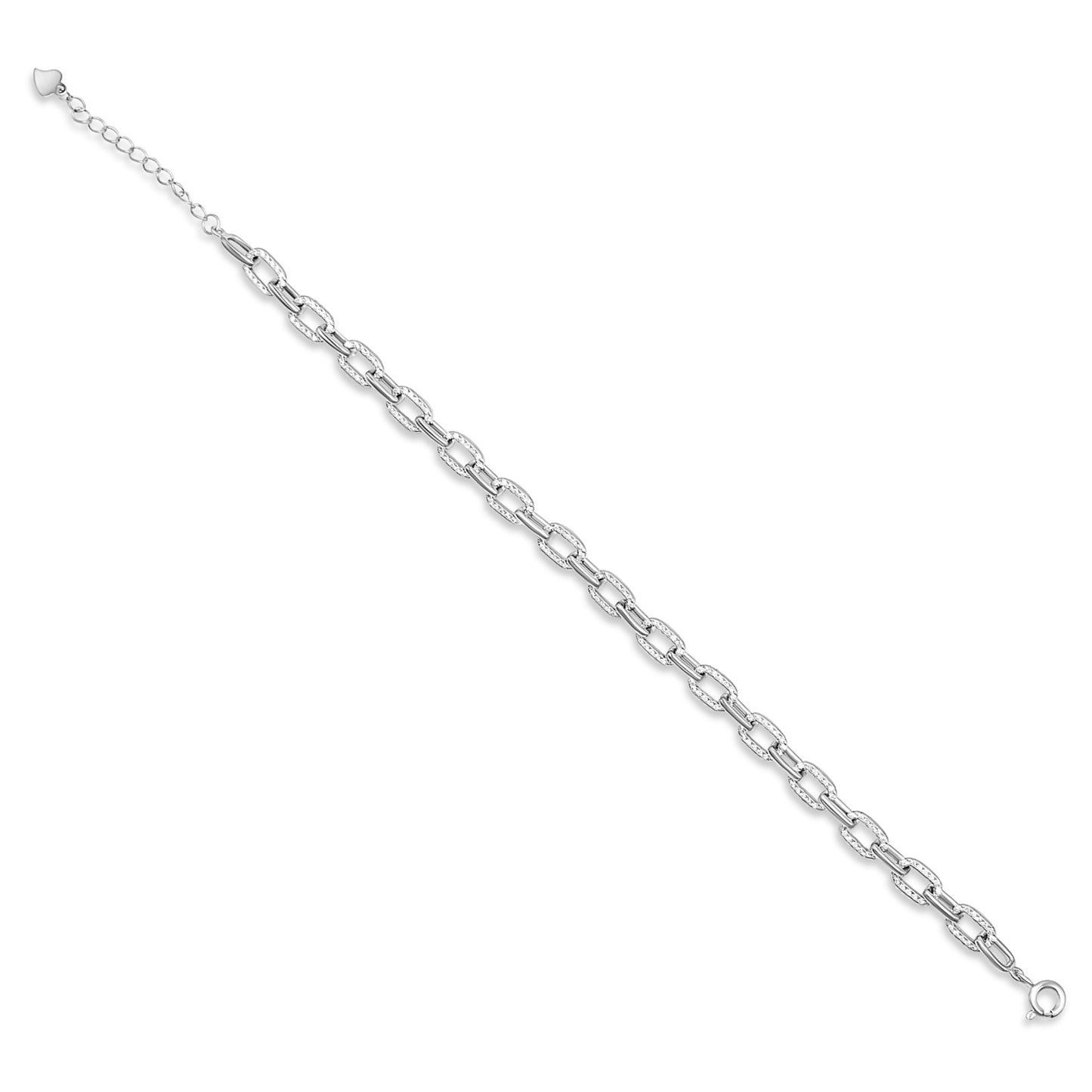 Sparkling Cable Chain Bracelet 5.5 mm