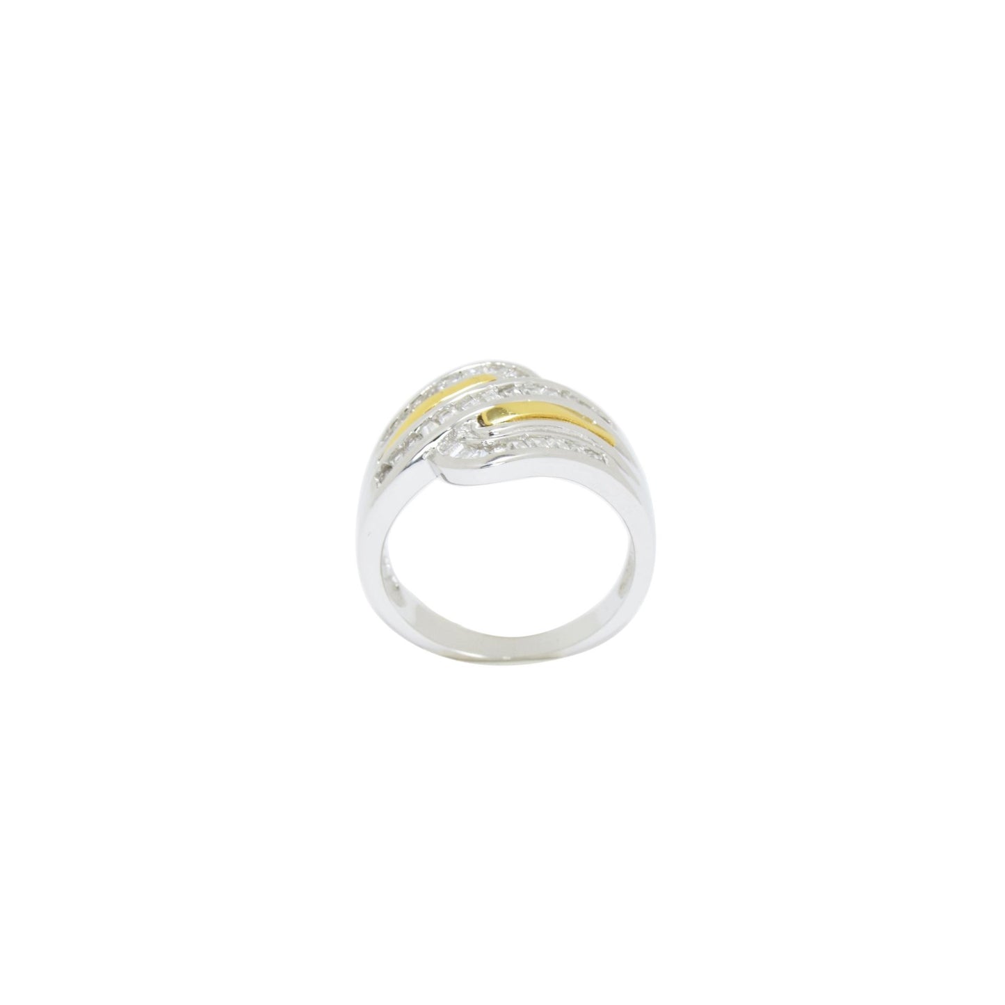 Elegant Twisted Silver Ring