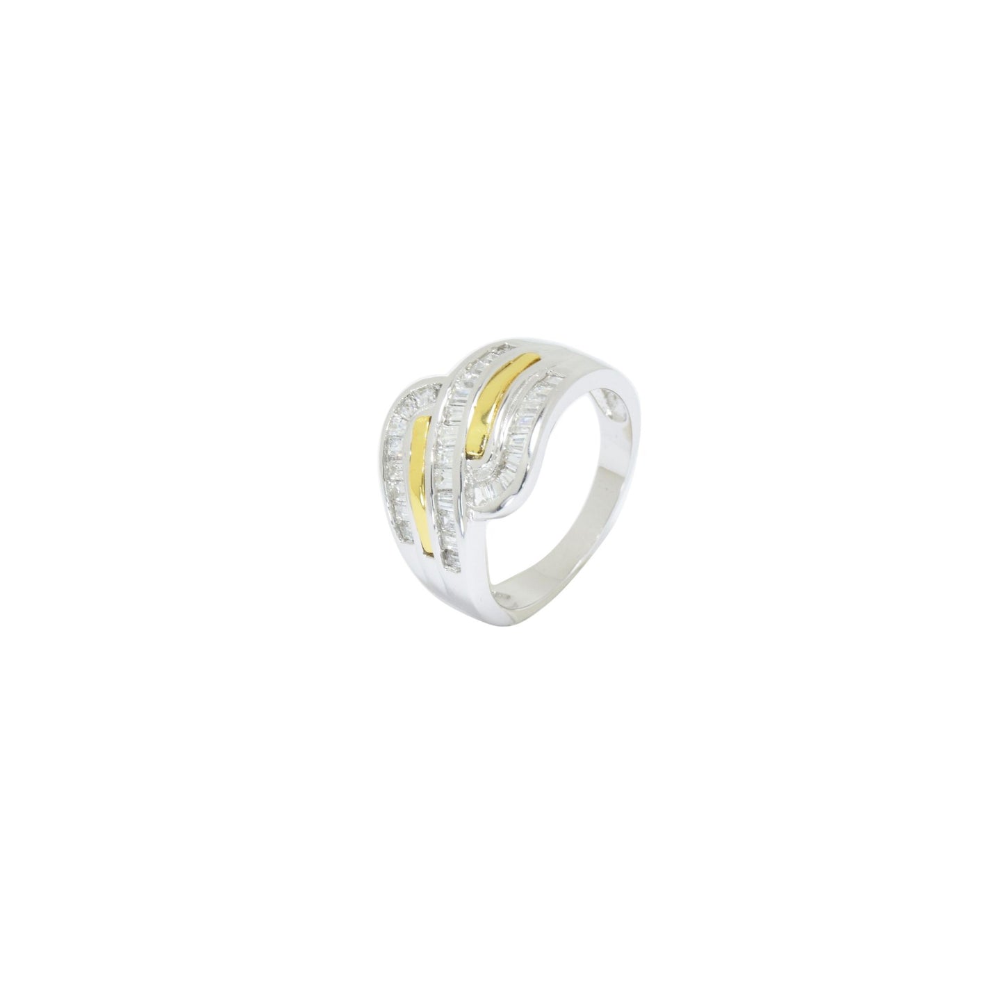 Elegant Twisted Silver Ring