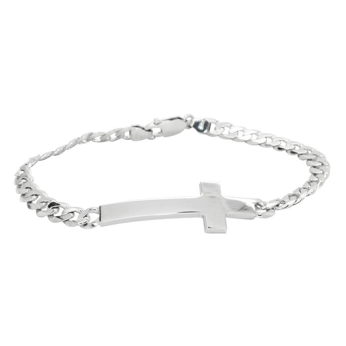 Sleek Cross Bracelet
