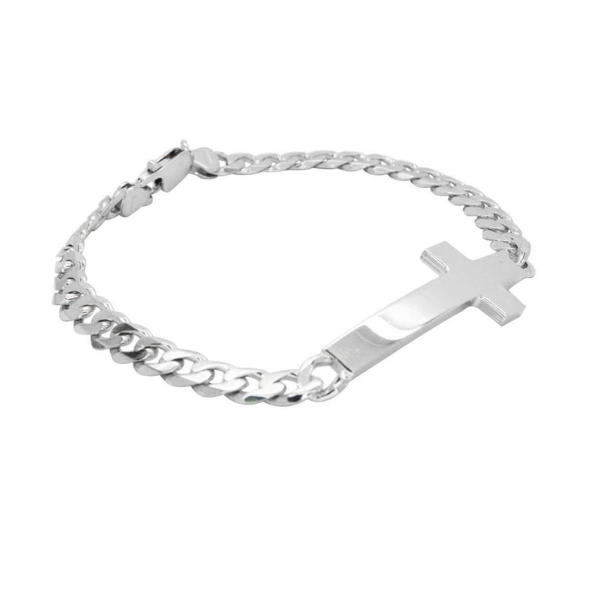 Sleek Cross Bracelet