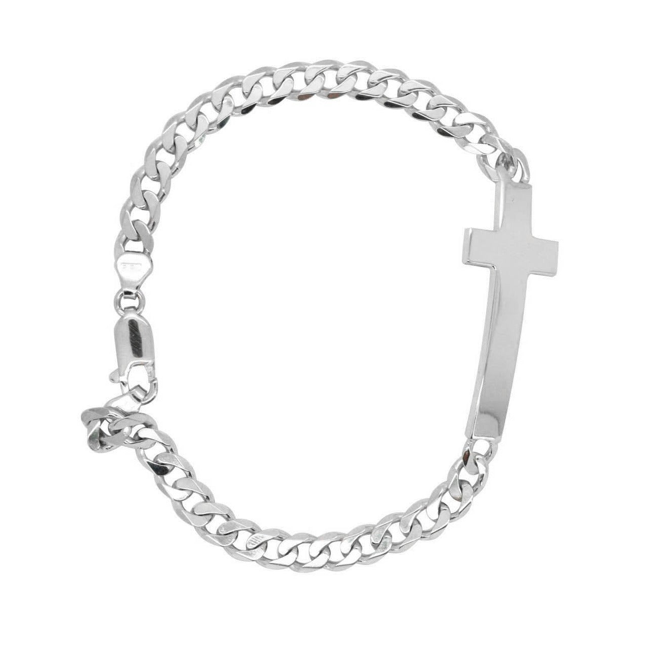 Sleek Cross Bracelet