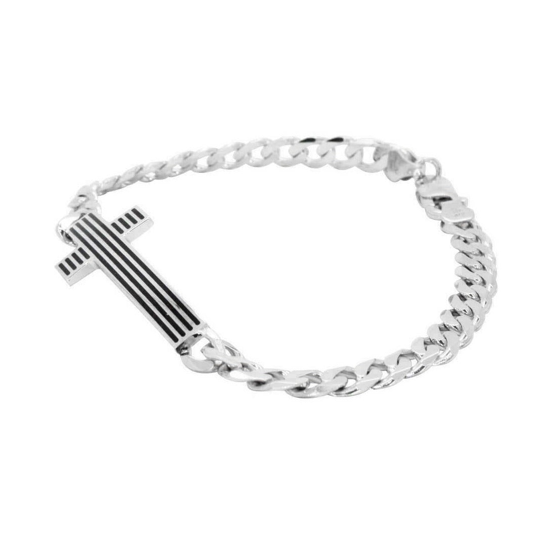Lined Cross Bracelet