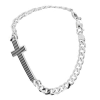 Lined Cross Bracelet image