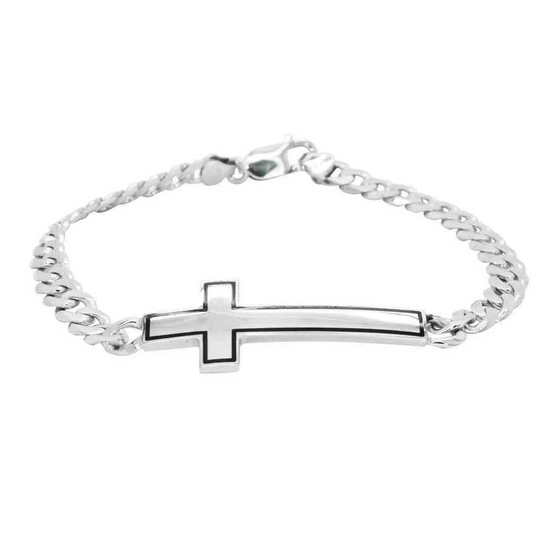 Framed Cross Bracelet