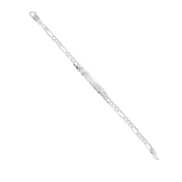 Figaro Chain with Linked ID Bracelet - 5.5 mm image