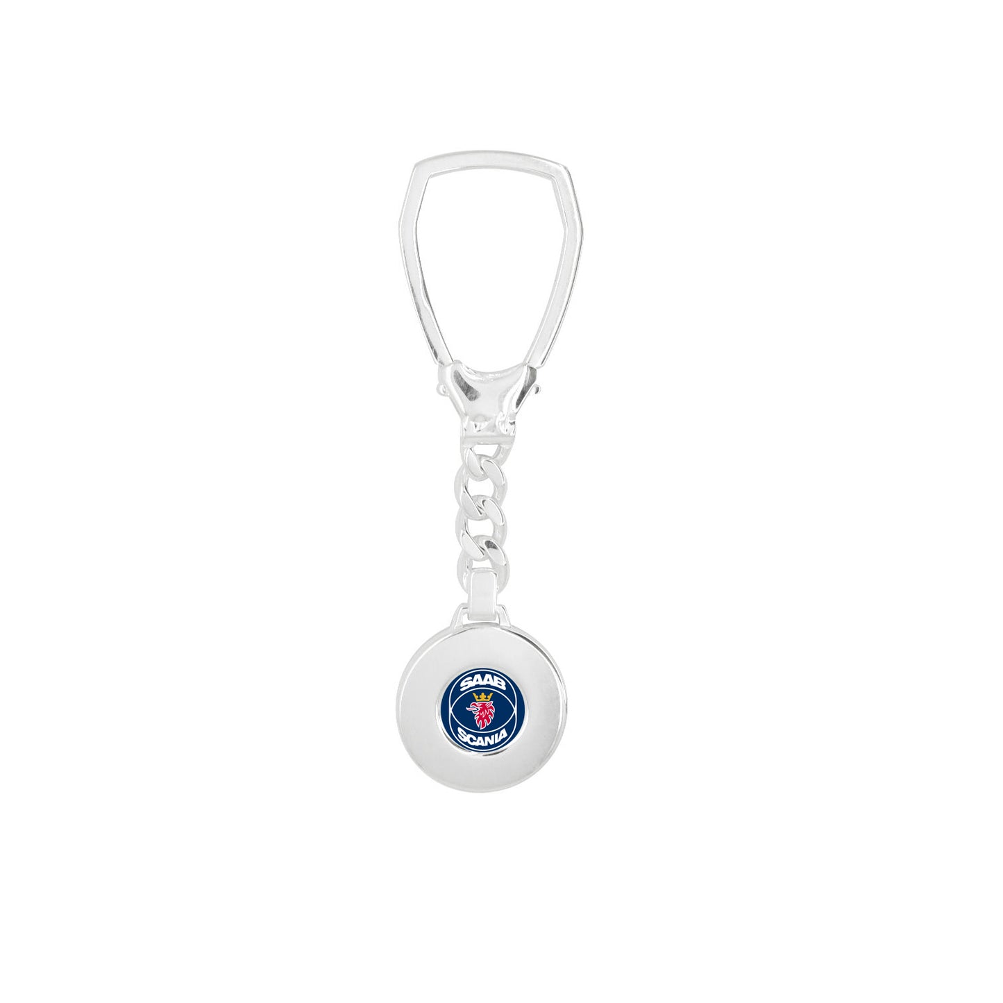 Saab-silver-keychain