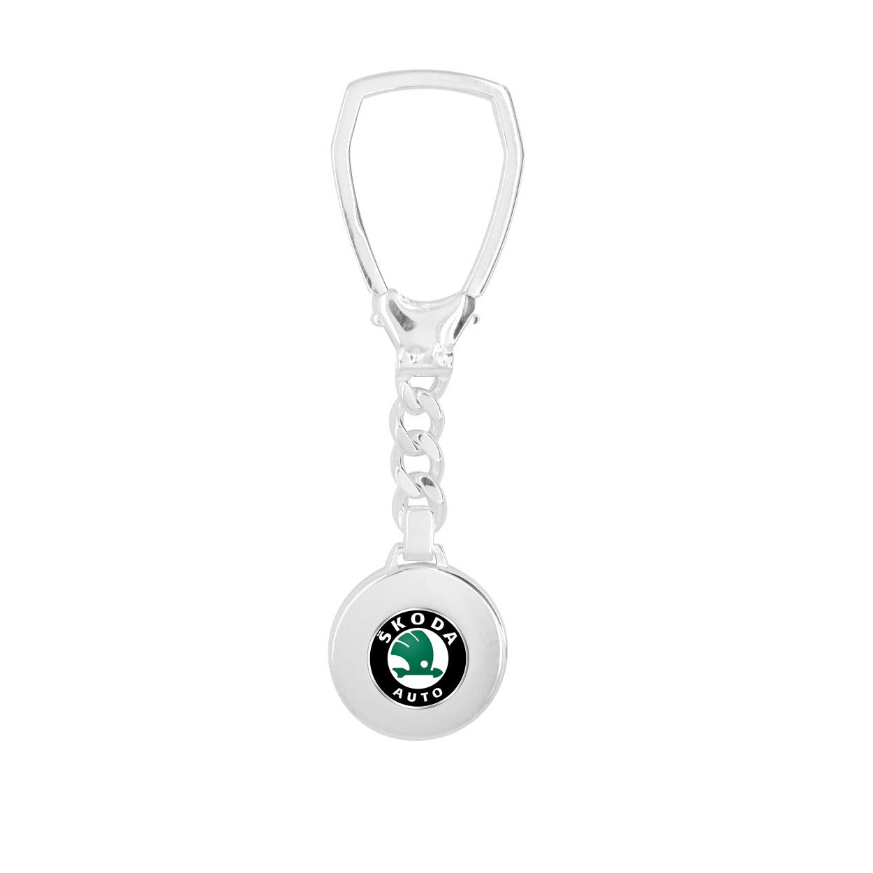 Skoda-silver-keychain