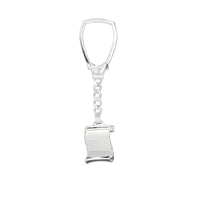 Letter Series Keychain with Matte Strip image