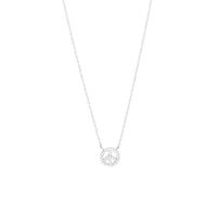 Peace Symbol Necklace image