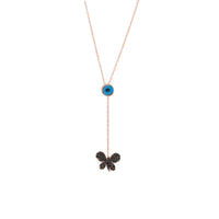 Evil Eye Butterfly Necklace image