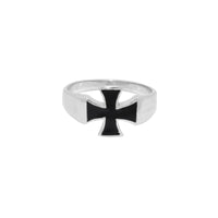 Cross Ring w Onyx image