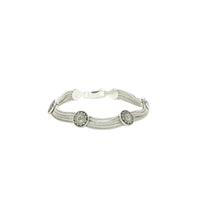 Oxidized Flower Bracelet image