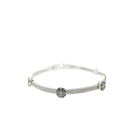 Oxidized Cross Bracelet image