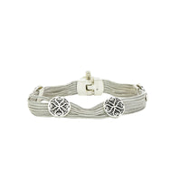 Oxidized Cross Bracelet image