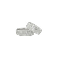 Geometric Silver Bands image