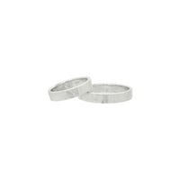 Minimalist Silver Stackable Rings image