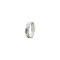 Band Ring with Parallel Grooves image