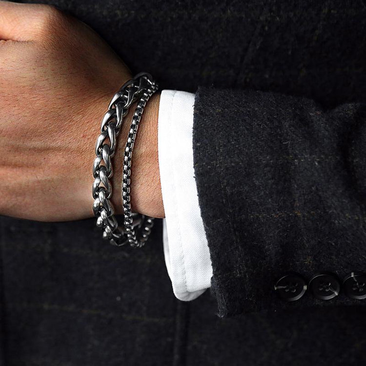 men-silver-chain-bracelets