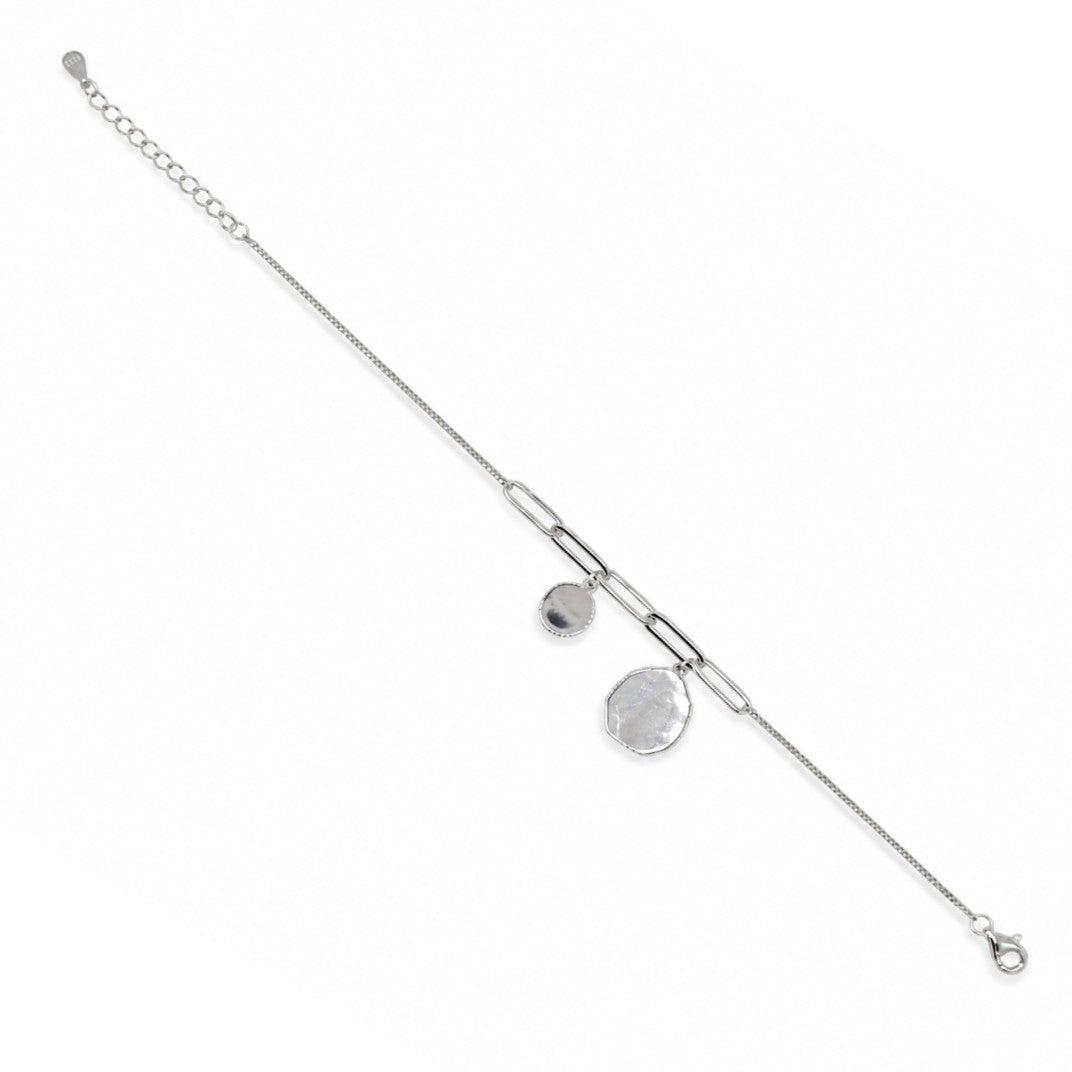 Double Coin Charm Anklet