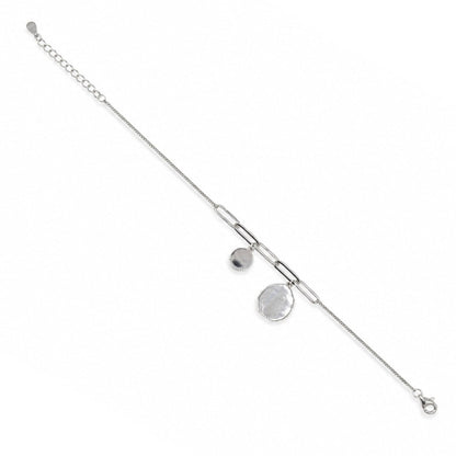 Double Coin Charm Anklet