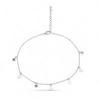 Dangling Star Charm Anklet image