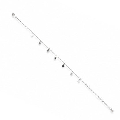 Dangling Star Charm Anklet