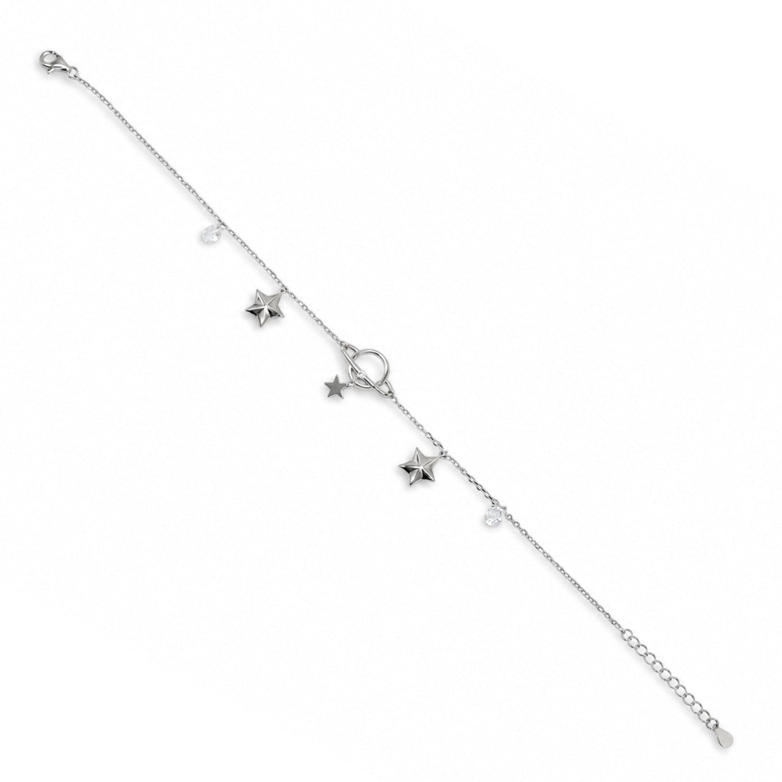 Star and Planet Charm Anklet