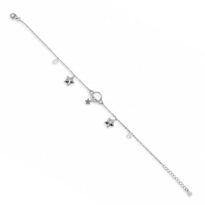 Star and Planet Charm Anklet