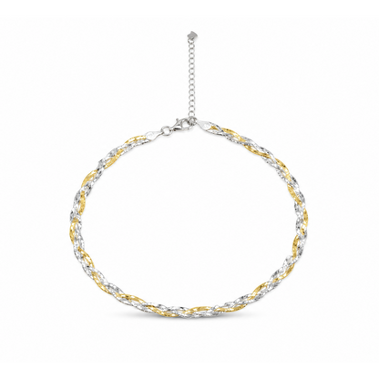 Braided Link Chain Anklet