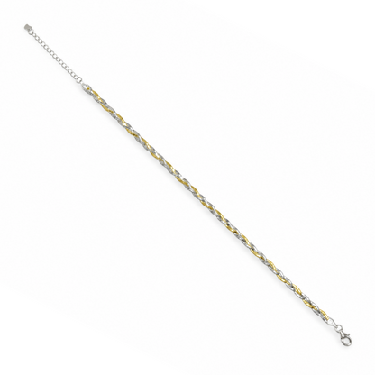 Braided Link Chain Anklet