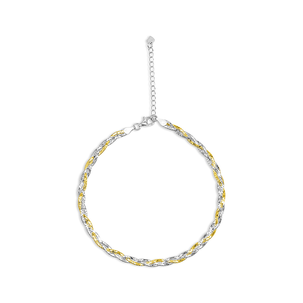 Braided Link Chain Anklet