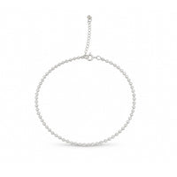 Ball Chain Heart Charm Anklet image