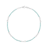 Tanzanite Zircon Anklet image
