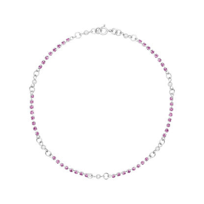 Tanzanite Zircon Anklet