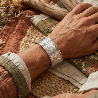 Textured Bold Bangle