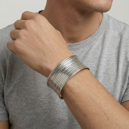 5 Weave Oxidized Bangle