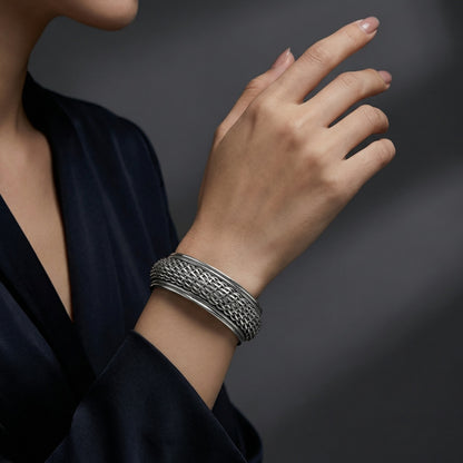 Woven Elegance Cuff