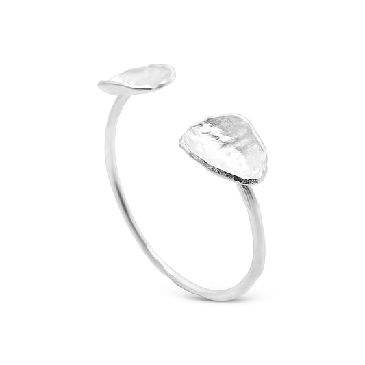 Molten Petal Open Bangle