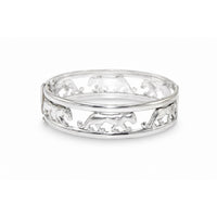 Prowling Cat Motif Plain Bangle image