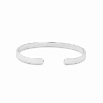 Sleek Silver Cuff | 5 mm