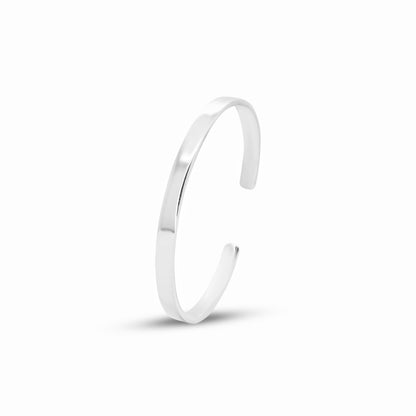 Sleek Silver Cuff | 5 mm