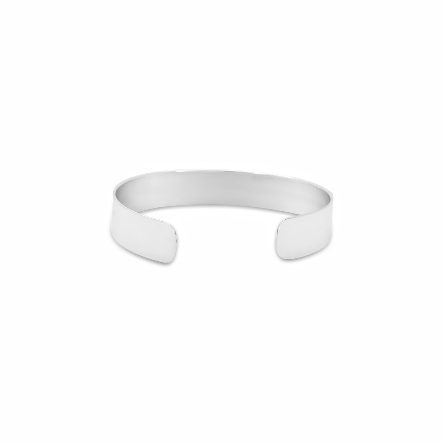 Sleek Silver Cuff | 10 mm